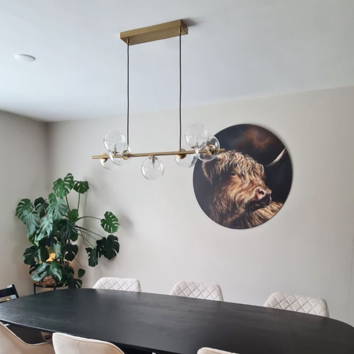 Design lampa wisząca przezroczysta, Remo