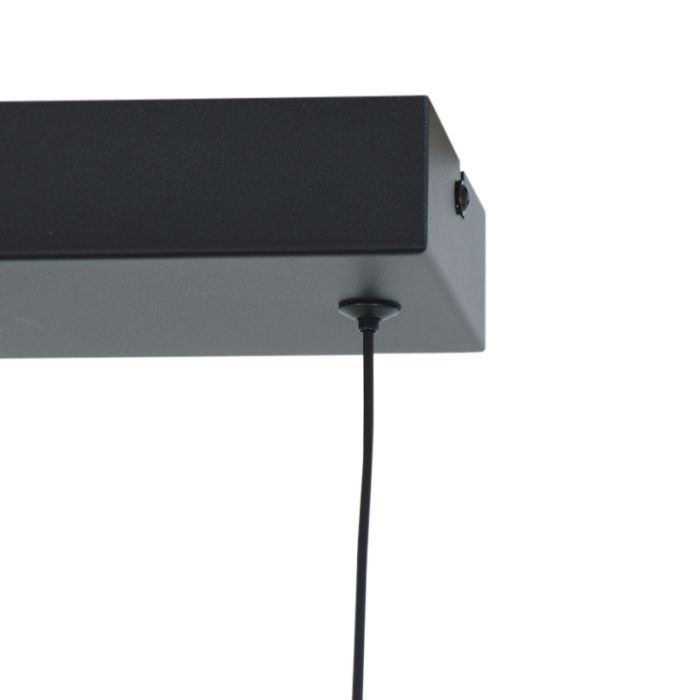 Nowoczesna lampa wisząca czarna, Iwan, 18W, 3000K LED