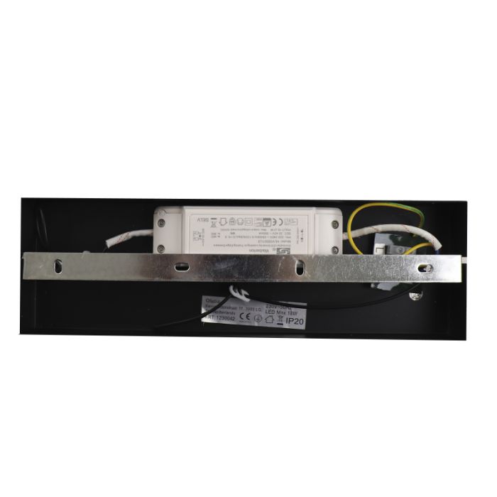 Nowoczesna lampa wisząca czarna, Iwan, 18W, 3000K LED
