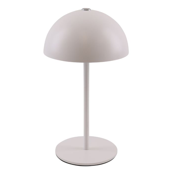 Retro lampa stołowa biała, Douwe, 4W, dim to warm LED, z dotykowy ściemniacz