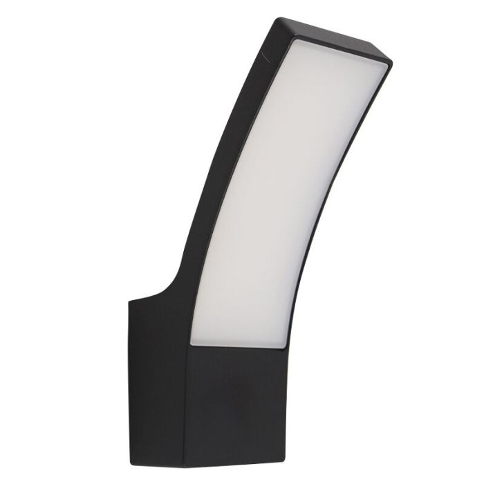 Nowoczesna lampa zewnętrzna czarna, Manel, 12W, 3000K LED, IP44