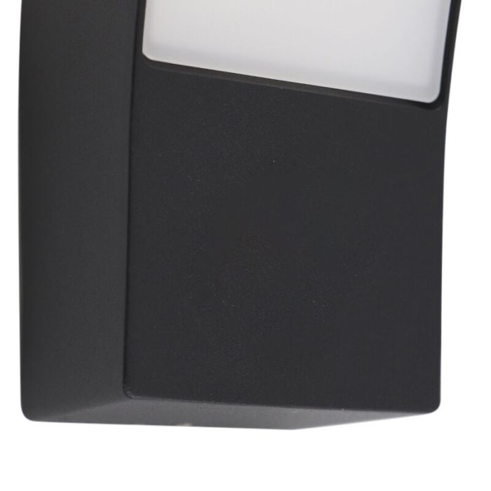 Nowoczesna lampa zewnętrzna czarna, Manel, 12W, 3000K LED, IP44