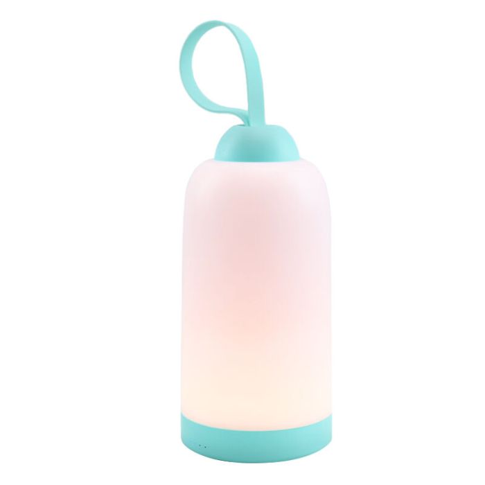 Plastikowa lampka nocna dla dzieci niebieska, Esper, 3W, 3000K LED, ściemniana w 3 krokach