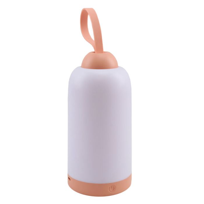 Plastikowa lampka nocna dla dzieci różowa, Esper, 3W, 3000K LED, ściemniana w 3 krokach
