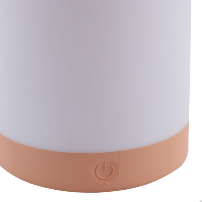 Plastikowa lampka nocna dla dzieci różowa, Esper, 3W, 3000K LED, ściemniana w 3 krokach