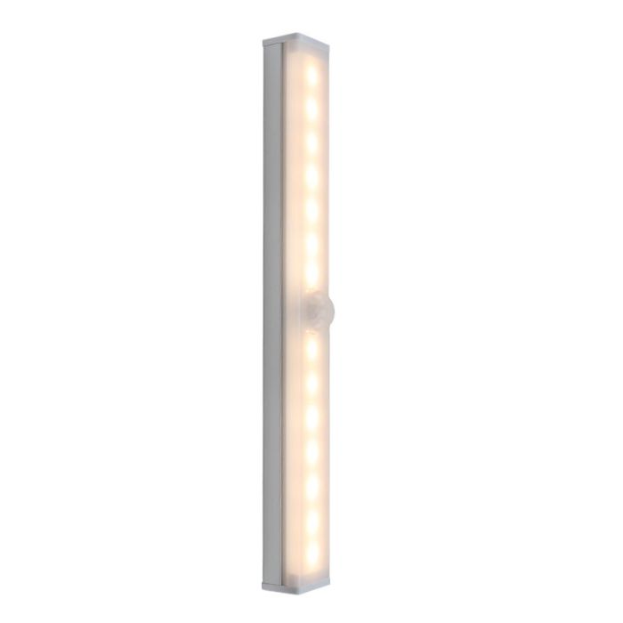 Srebreny oświetlenie szafa plastikowy, Ilana, 1W, 3000K LED