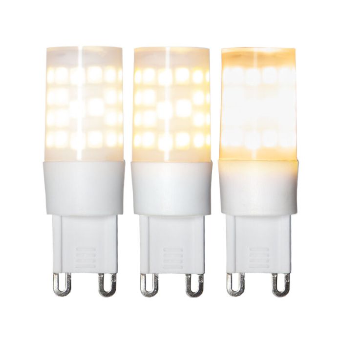 3-stopniowa ściemniana lampa G9, 4W ciepła biel (2700k)