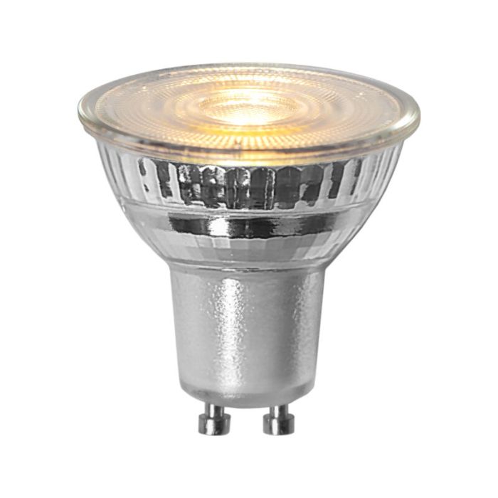 3-stopniowa ściemniana lampa LED GU10, Atilla, przezroczysta, 4.4W, 3000K