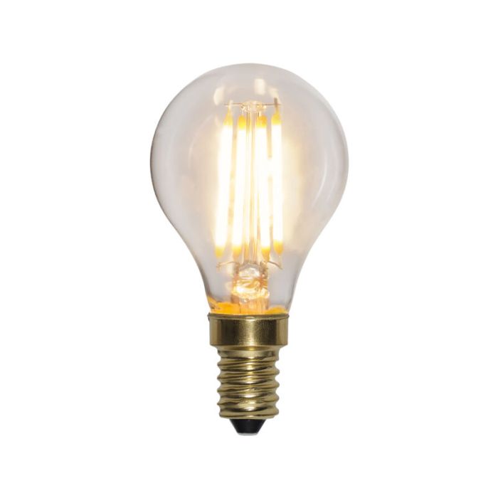 3-stopniowa ściemniana lampa kulowa E14, 4 w ekstra atmosferycznej bieli