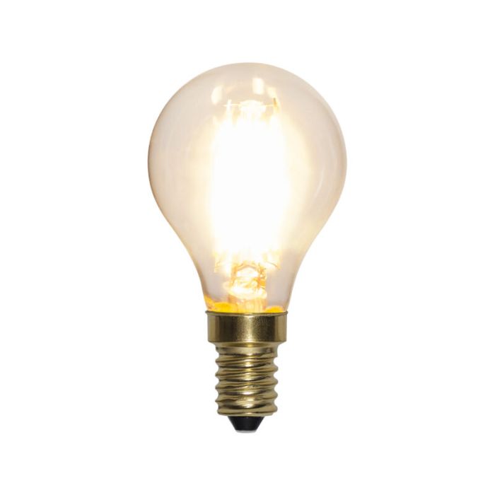 3-stopniowa ściemniana lampa kulowa E14, 4 w ekstra atmosferycznej bieli