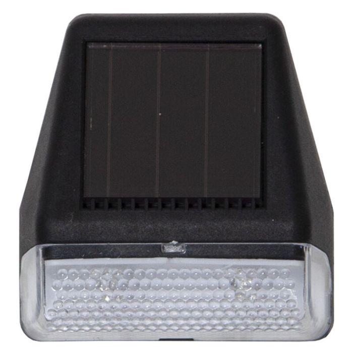 3-pack lampy słoneczne ścienne Ammar, czarne, z czujnikiem zmierzchu