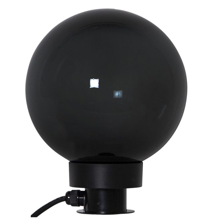 Nowoczesna lampa dogruntowa czarna, Aize, IP44