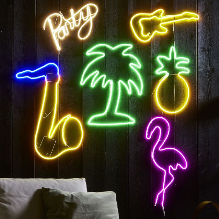 Metalowa lampa zewnętrzna różowa, Flamingo, 5,8W, różowy LED, IP44