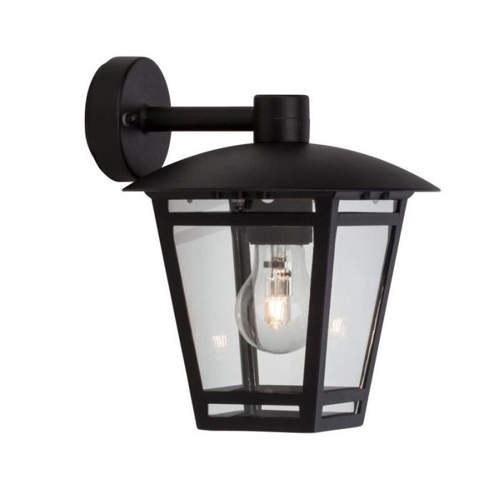 Nowoczesna lampa zewnętrzna czarna, Jedidjah, IP44