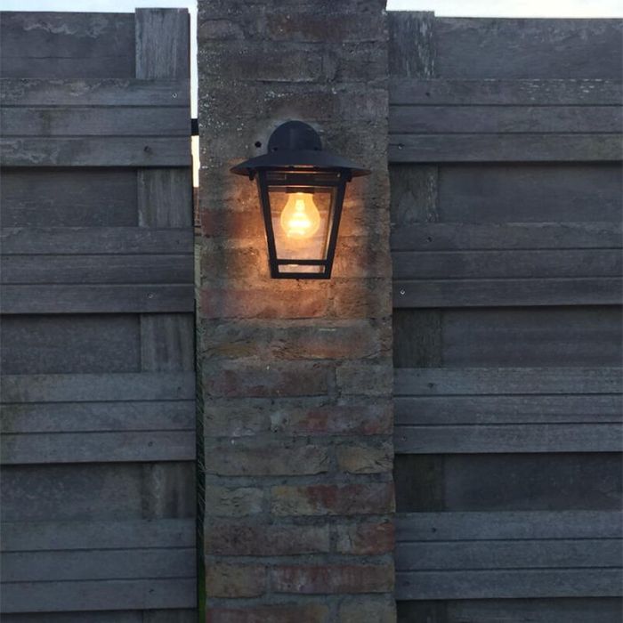 Nowoczesna lampa zewnętrzna czarna, Jedidjah, IP44