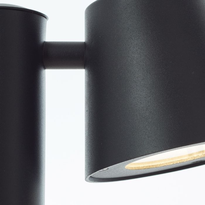 Metalowa lampa zewnętrzna czarna, Wies, IP44