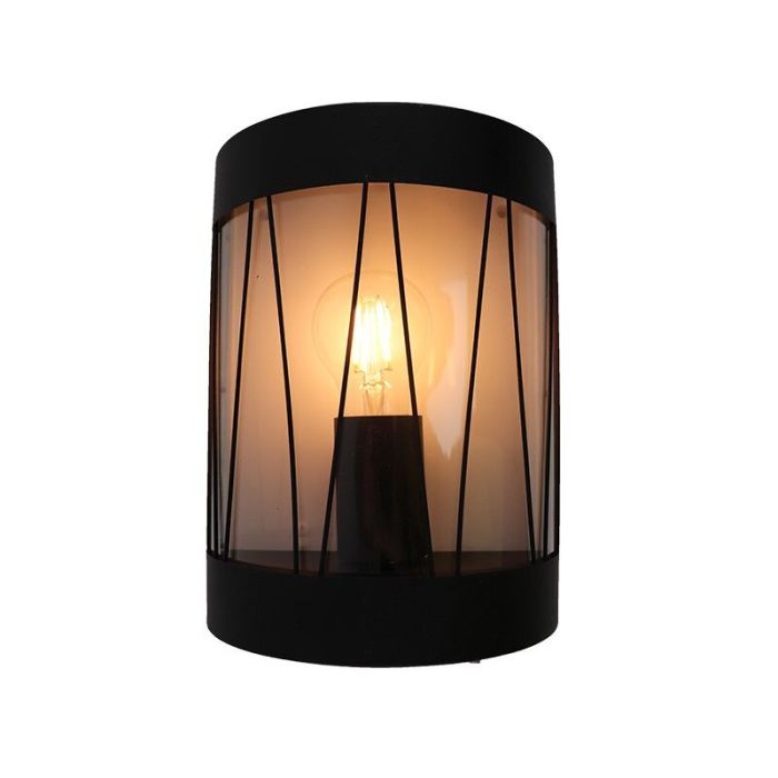 Industrialna lampa zewnętrzna czarna, Jaynah, IP44