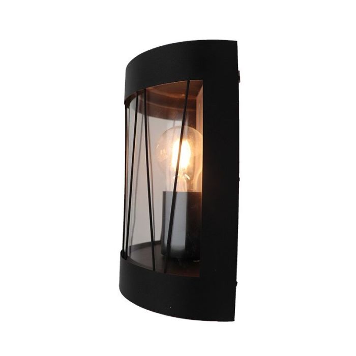 Industrialna lampa zewnętrzna czarna, Jaynah, IP44