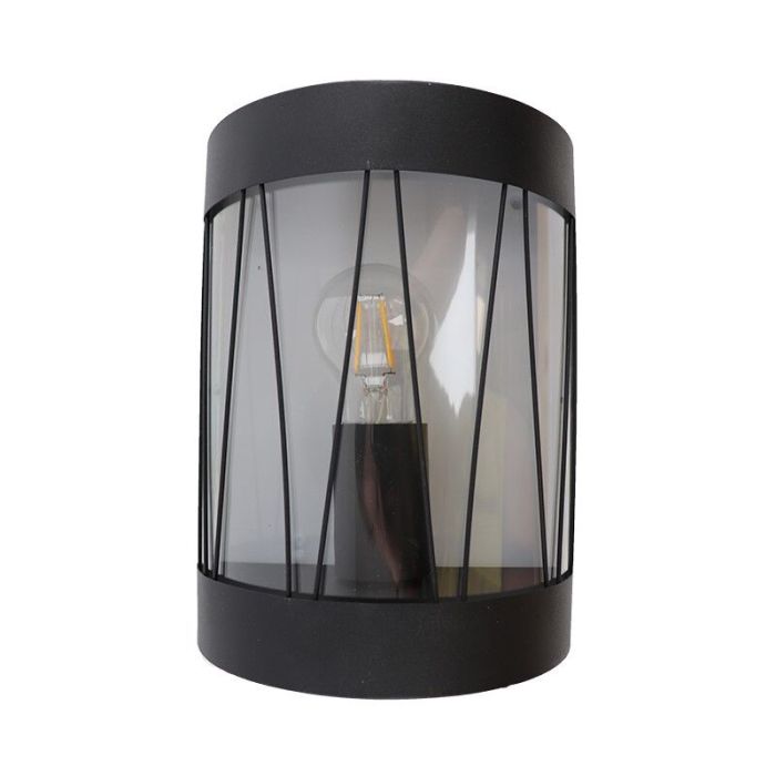 Industrialna lampa zewnętrzna czarna, Jaynah, IP44