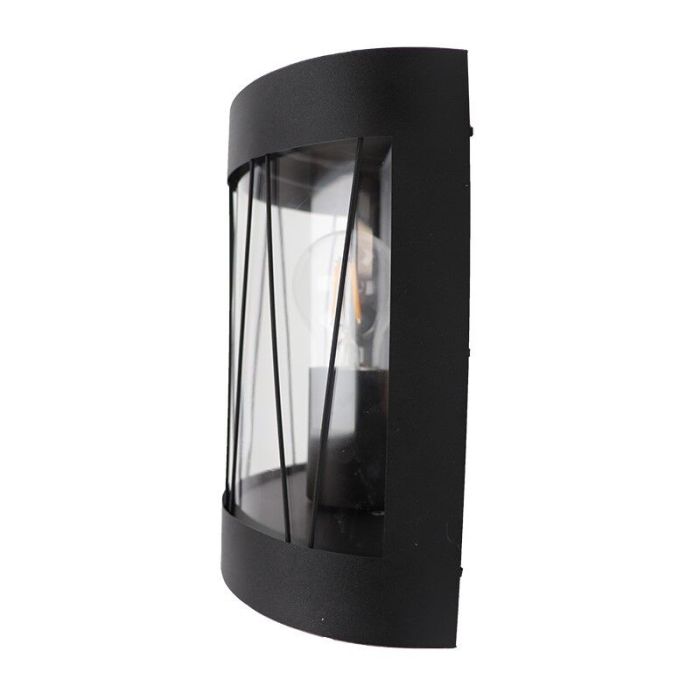 Industrialna lampa zewnętrzna czarna, Jaynah, IP44