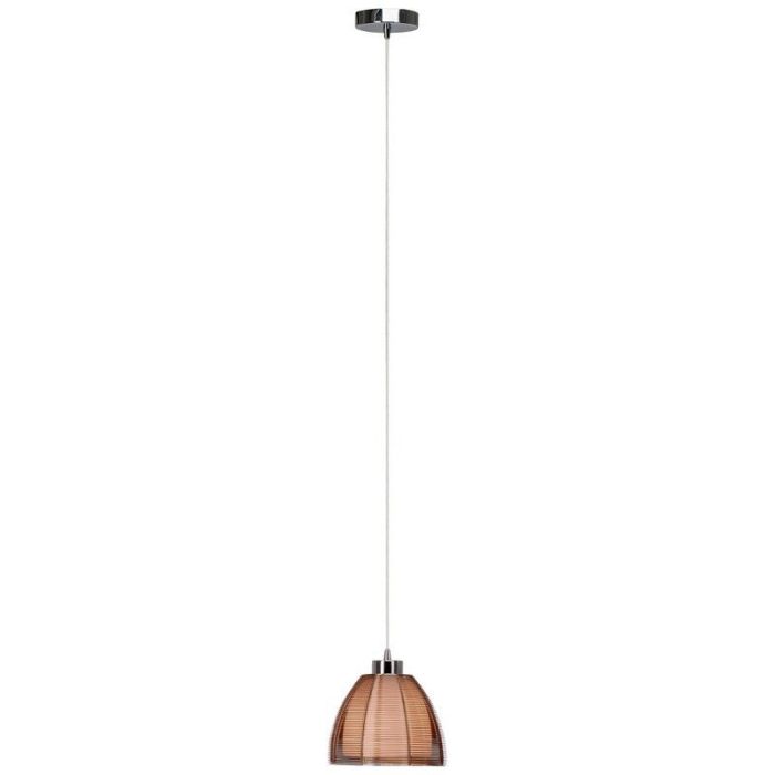 Nowoczesna lampa wisząca brązowa, Amela