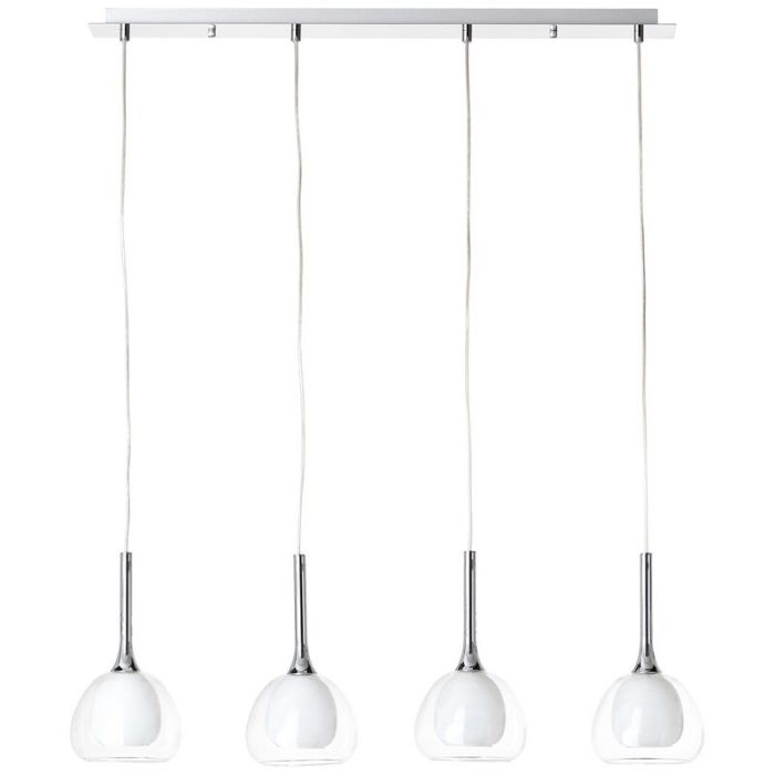 Nowoczesna lampa wisząca chromowana, Emmelien