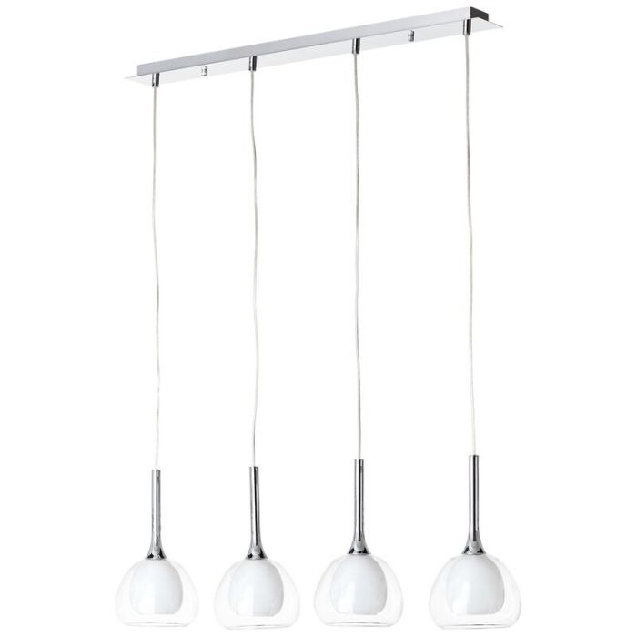 Nowoczesna lampa wisząca chromowana, Emmelien