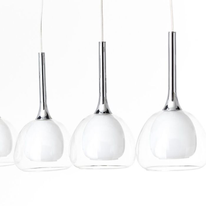 Nowoczesna lampa wisząca chromowana, Emmelien