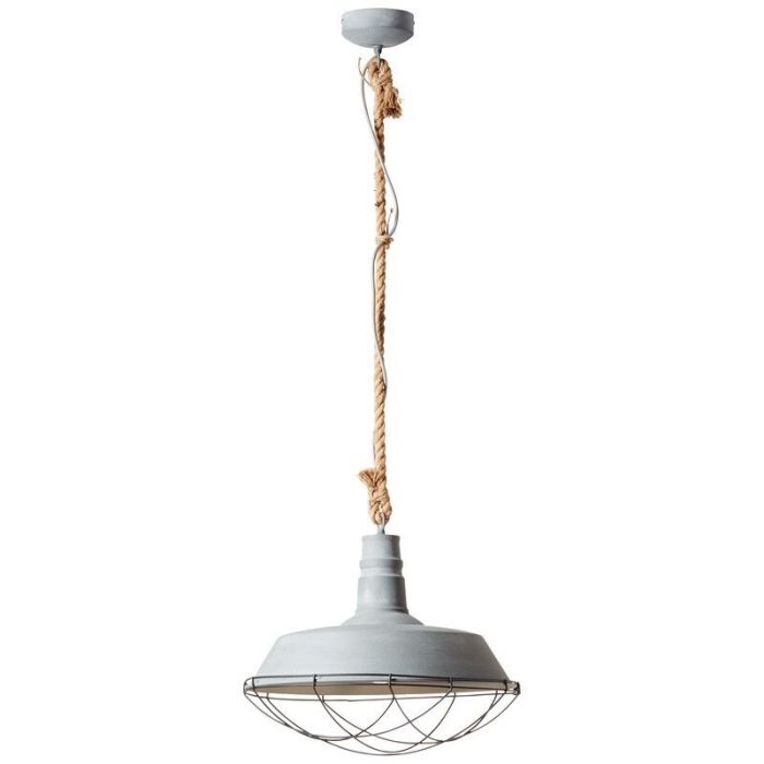 Industrialna lampa wisząca szara, Jeysmell