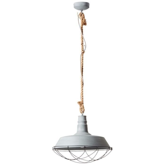 Industrialna lampa wisząca szara, Jeysmell