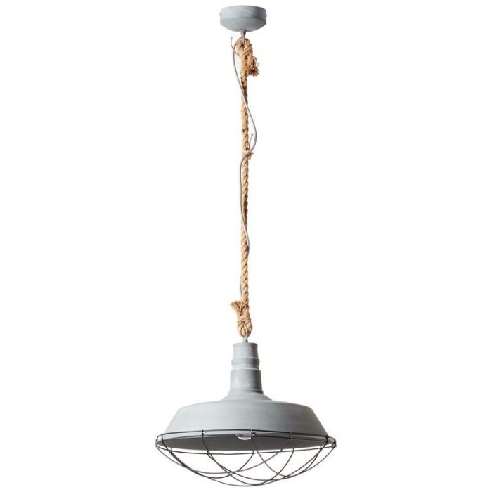 Industrialna lampa wisząca szara, Jeysmell