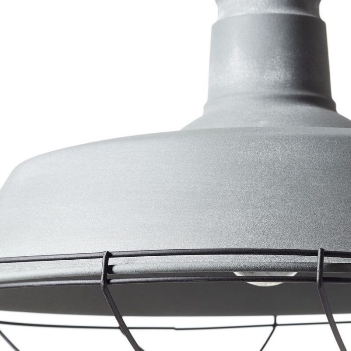 Industrialna lampa wisząca szara, Jeysmell