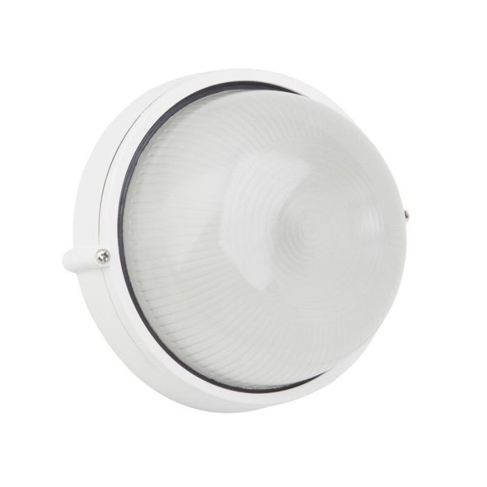 Szklana lampa zewnętrzna biała, Trishana, IP44