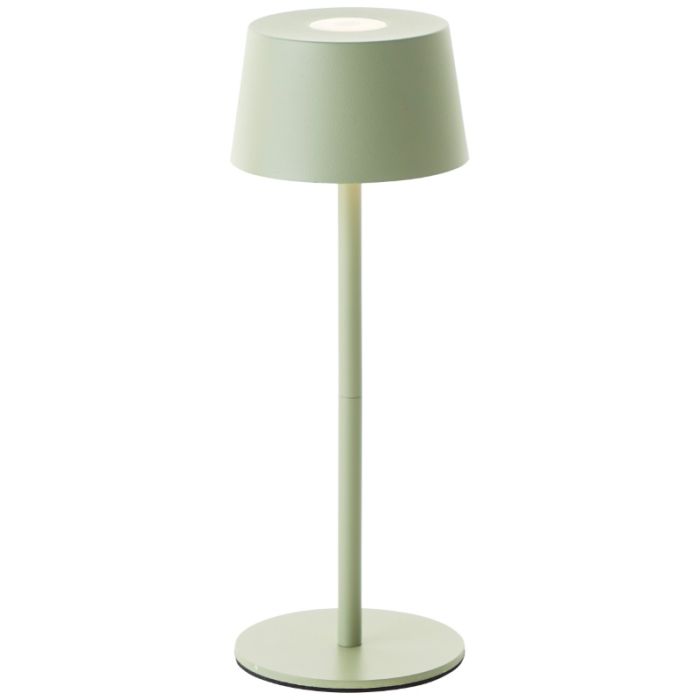 Nowoczesna lampa stołowa ogrodowa zielona, Petter, 2W, 3000K LED, IP44, ściemniana w 3 krokach