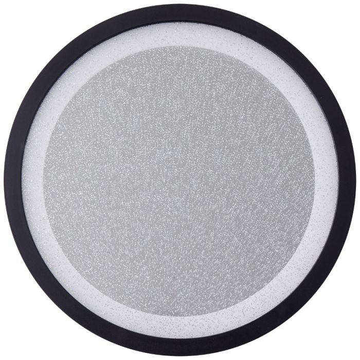 Nowoczesna lampa sufitowa panel LED czarna, Yamal, 16W, 3000K LED