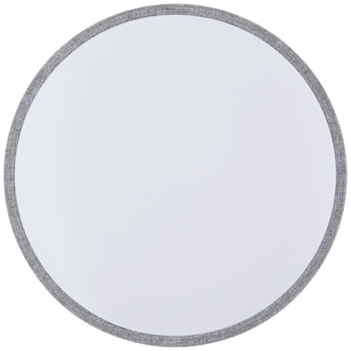 Rustykalny plafon sufitowy szary, Soeraya, 24W, 3000K LED, ściemniana w 3 krokach