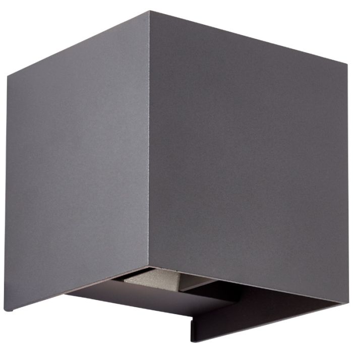 Nowoczesny kinkiet up down szary, Romar, 6,5W, 3000K LED, IP44