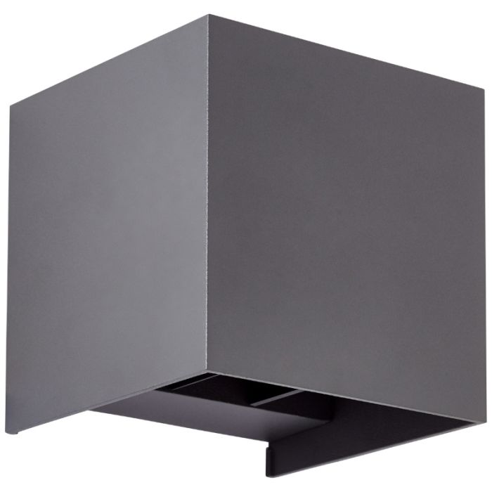 Nowoczesny kinkiet up down szary, Romar, 6,5W, 3000K LED, IP44