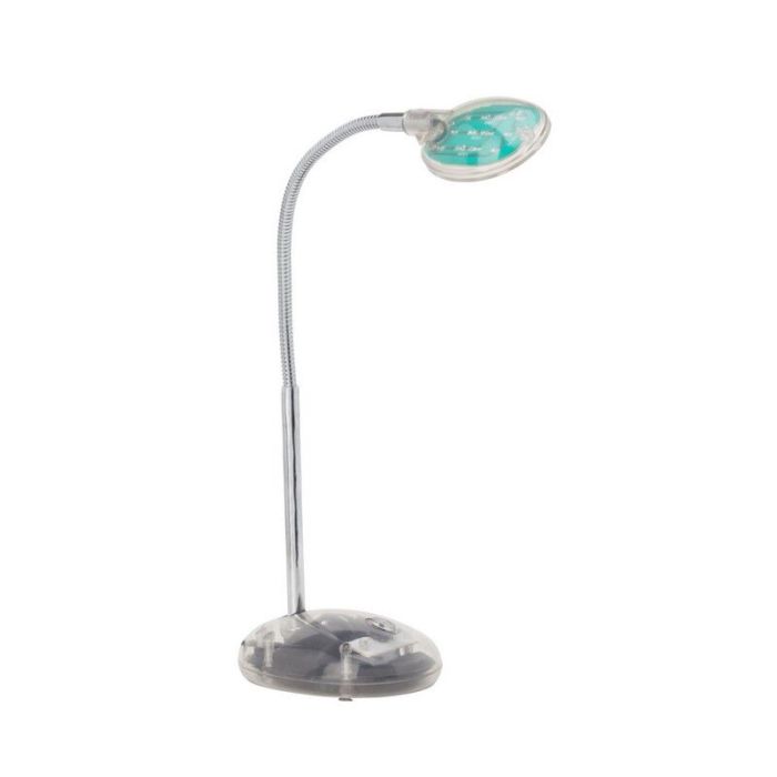 Plastikowa lampa biurkowa przezroczysta, Marenthe, 2W, 6000K LED, z przełącznik