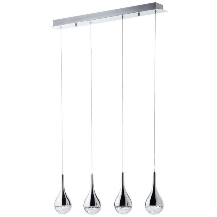 Klasyczna lampa wisząca chromowana, Emma, 5W, 3000K LED