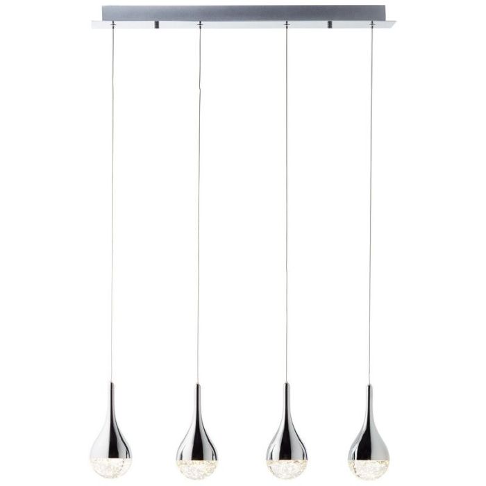 Klasyczna lampa wisząca chromowana, Emma, 5W, 3000K LED