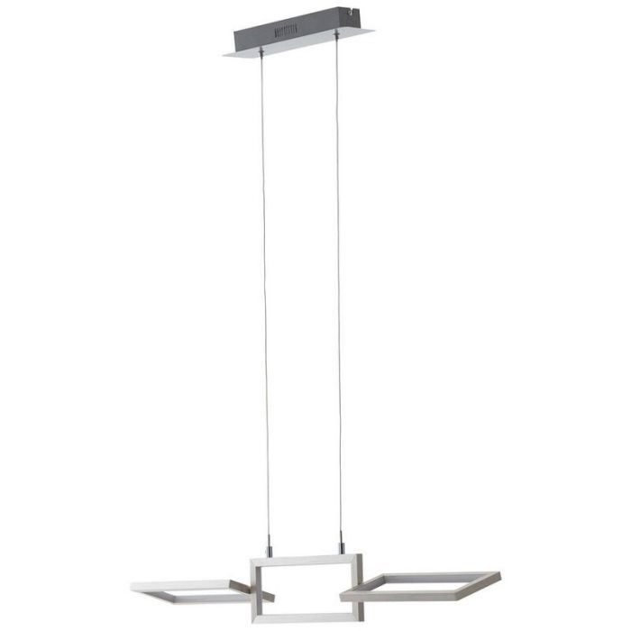 Nowoczesna lampa wisząca srebrna, Sara, 30W, 3000K LED