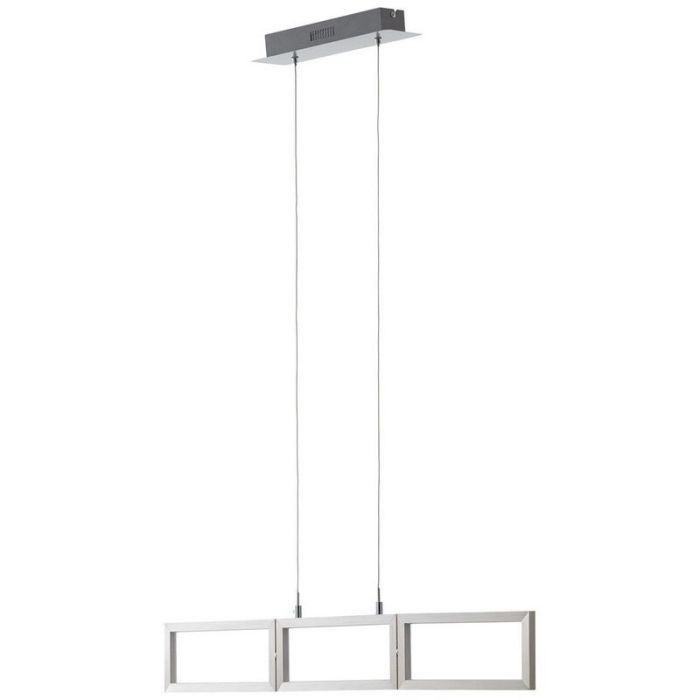 Nowoczesna lampa wisząca srebrna, Sara, 30W, 3000K LED