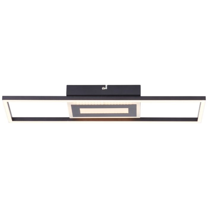 Design lampa sufitowa czarna, Wahiba, 24W, 3000K LED