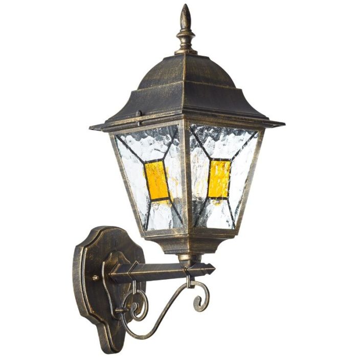 Klasyczna lampa zewnętrzna rdzawa, Levinus, IP44