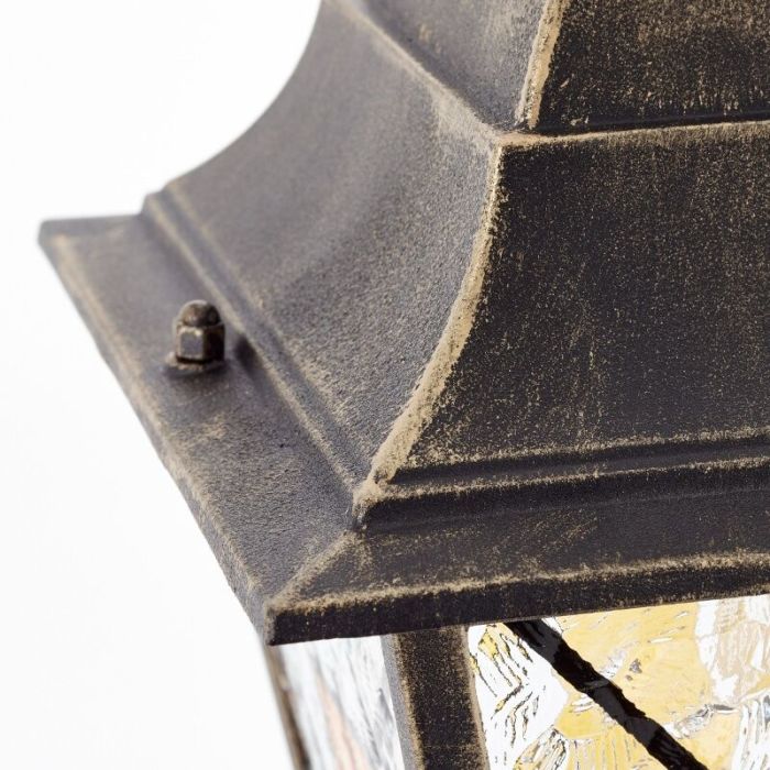 Klasyczna lampa zewnętrzna rdzawa, Levinus, IP44