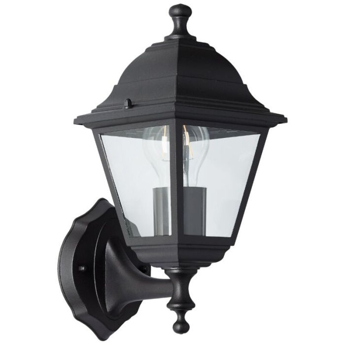Klasyczna lampa zewnętrzna czarna, Kalle, IP44