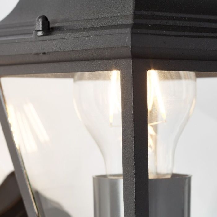 Klasyczna lampa zewnętrzna czarna, Kalle, IP44