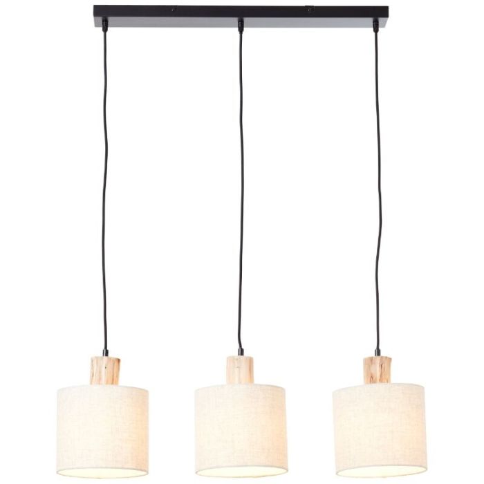 Rustykalna lampa wisząca beżowa, Joroes