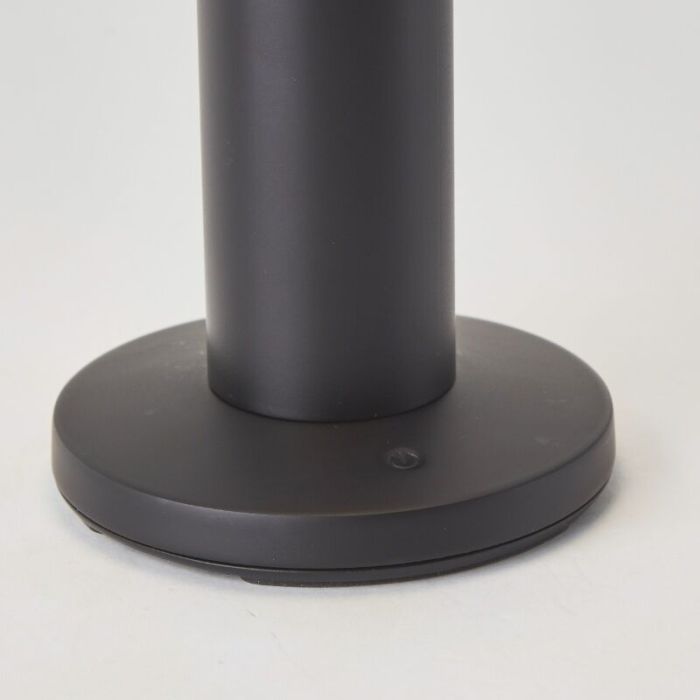 Metalowa lampa stołowa akumulatorowa czarna, Kubilay, 2W, 4000K LED, IP44, z przełącznik